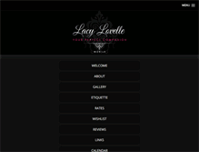 Tablet Screenshot of lacylovelle.com